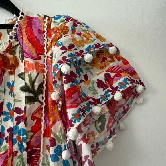 FARM Rio Colorful Floral Blouse - Picture 2 of 4